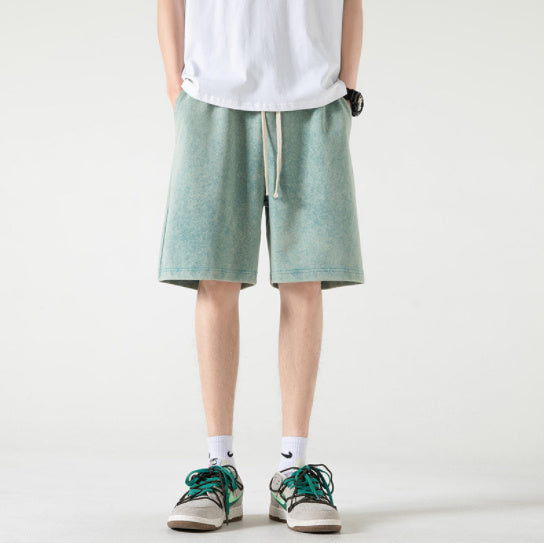Summer Shorts Men's Loose Trendy Washed Shorts
